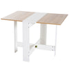 Wooden Folding Butterfly Drop Leaf Dining Table Desk Particle Board Kitchen Home