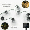 SOLAR POWERED RETRO BULB STRING LIGHTS FOR GARDEN OUTDOOR FAIRY SUMMER LAMP RYL