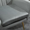 Occasional Chair Accent Chair High Back Armchair Sofa Bedroom Living Room Grey