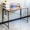 Folding Computer Desk Office Desk Wooden Foldable Study Table Laptop Home Office