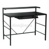 LED Gaming Desk PC Computer Office Table Carbon Fibre Effect Home Workstation UK