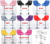 Set of 2 bar stools, grey, pink, black, yellow, blue, purple, red,
