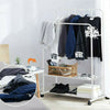 Metal Clothes Rail Rack Large Living Room Bedrom Hanging Rod Closet Hanger Stand