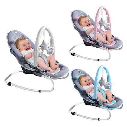 2 in 1 Baby Bouncer Rocker Chair Feeding Relaxing Chair Infant Swing Seat Cradle