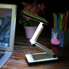 Foldable 24 LED USB Study Table Desk Light Rechargeable Reading Lamp Dimmable