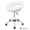 Salon Saddle Stool Swivel Hairdress Beauty Chair Hydraulic Lift Adjustable Seat