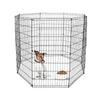 8 Panels Pet Dog Play Pen Puppy Rabbit Playpen Detachable Cage Fence Kennel