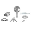 Door Push Bar-Panic Exit Lock Latches w/ Lever Sturdy Convenient Self-Lock
