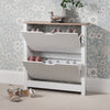 Laura James Shoe Cabinet Storage Cupboard Wooden