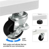 Mobile Side Table, C Shaped Sofa End Table, Coffee Snack Table for Living Room