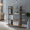 3/4/5 Tier Industrial Shelving Unit Display Stand Book Shelf Wooden Rack Storage
