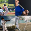 28" Aluminium Baseball Bat Lightweight Full Size Youth Metal Pole + FREE BALL