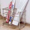 Stainless Steel Bathroom Toothbrush Holder Metal Toothpaste Stand Storage Rack