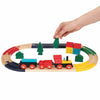 Wooden 19pc Kids Train Set Railway Track Toy Play Set Brio Bigjigs Compatible