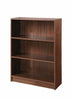 3 Tier Bookcase Wide Display Shelving Storage Unit Wood Furniture Walnut