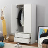 Bedroom Furniture Chest of Drawers 2/3 Door Wardrobe Bedside Set Storage Cabinet