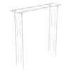 Romantic Wedding Arch Party Backdrop Stand Elegant White Metal Frame Flower Rack