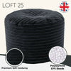 Round Bean Bag Foot Rest Stool Pouffe Living Room Beanbag Ottoman Footstools