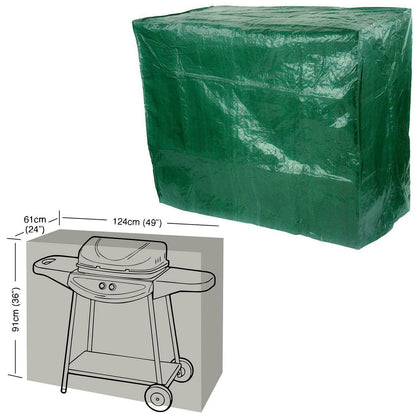 MEDIUM BBQ COVER OUTDOOR WATERPROOF BARBECUE COVERS GARDEN PATIO GRILL PROTECTOR