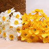 Living Room Wreath Wedding Artificial Plant Narcissus Daffodil Fake Flowers