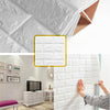 10 Self Adhesive Stick ON Wall Paper 3D Foam Brick Wall Tile Stickers Waterproof