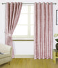 Crushed Velvet Lined Eyelet Ring Top Curtains (Pair of) Ready Made