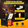 Gas Propane Forge Furnace Burner Portable Single Burner Metal Tool Making