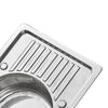 Single Round Stainless Steel Inset Kitchen Sinks Includes Plumbing Kit