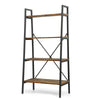 4-Tier Ladder Shelf Bookcase Bookshelf Plant Flower Stand Storage Metal Frame UK