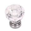 New 12x Clear Diamond Crystal Glass Door Knobs Drawer Wardrobe Cabinet Handles