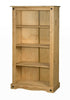 Corona Bookcase Pine Medium - Mexican Solid Wood Living Room