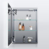 LED Bathroom Mirror Cabinet With Shaver Socket Demister Anti-fog Lights 500x700