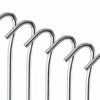 100 x Heavy Duty Galvanised Steel Tent Pegs Metal Camping Ground Sheet Anchor