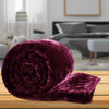 Luxury Solid Flannel Fleece Soft Warm Winter Blanket Faux Fur Throw Travel Mink