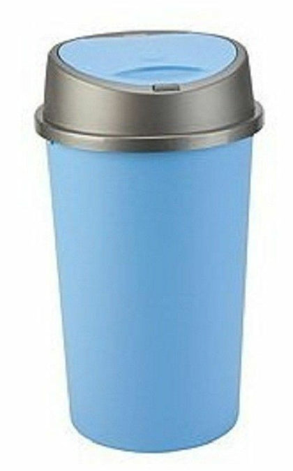 BLUE TOUCH TOP BIN / DUSTBIN / RUBBISH / KITCHEN / HOME / PLASTIC, WASTE RECYCLE