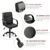 Faux Leather High Back Desk Swivel Chair For Home Office Adjustable Height Chair