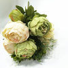 13 Heads Silk Peony Artificial Flowers Peony Wedding Bouquet Home Party Decor