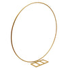 Gold 2M Round Hoop Balloon Arch Backdrop Flower Display Stand Wedding Frame DIY