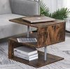 Industrial Coffee Table Vintage Retro Room Large Side Table Rustic End Furniture
