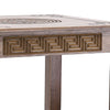 Chinese Style Side Table Vintage Bedside Cabinet Rustic Phone Plant Stand Shelf