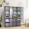 Modern 20-Cube DIY Wardrobe Cupboard Closet Cabinet Organizer Storage Furniture