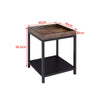 2 Tier Coffee Table Sofa Side End Tables Nightstand Living Room Table Furniture