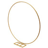 Gold 2M Round Hoop Balloon Arch Backdrop Flower Display Stand Wedding Frame DIY
