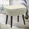 Modern Fabric Sofa Stool Upholstered Foot Rest Padded Seat Accent Chairs Lounge