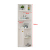 Corner White Bookshelf Kids Cabinet Tall Bookcase Book Shelf Unit Display Cube