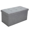 Linen Storage Ottoman Foldaway Seat Stool Bench Chest Toy Box Pouffe Bench UK