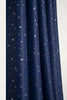 Stars Kids Thermal Blackout Ready Made Eyelet Curtains - Dimout Energy Saving