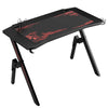 Gaming Desk Gaming Table K-Shaped Computer Desk Gamer Desk with Full Equipment