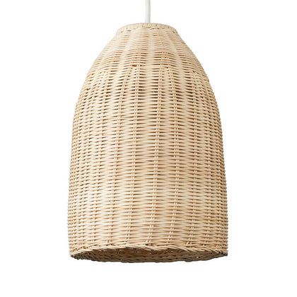 Modern Light Shade Rattan Wicker Basket Ceiling Pendant Living Room Lighting
