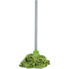 Microfibre Strip Cloth Mop 120cm Handle 2 Spare Heads Floor Cleaning Kitchen